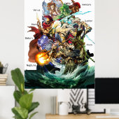 オリンパスの神 ポスター (ホームオフィス)