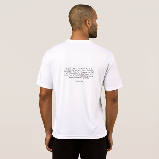 オリンパスの訓練のティー Tシャツ (裏面フル)