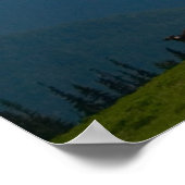 オリンパスピークスアットハリケーンリッジプリント ポスター (角)