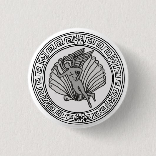 オリンピアだ！アフロディーテ/ヴィーナス記号バッジ 缶バッジ (正面)