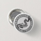 オリンピアだ！ポセイドン/ネプチューンシンボルバッジ 缶バッジ (正面&裏面)