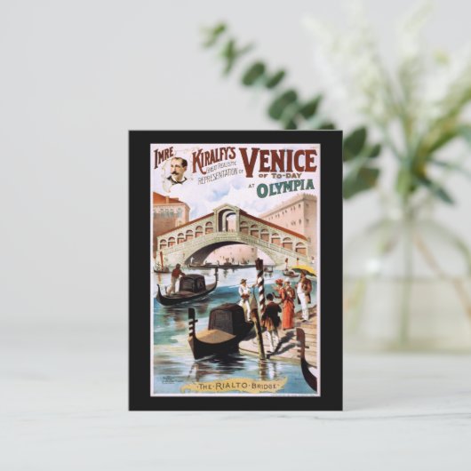 オリンピアでの今日のベネチア ポストカード (スタンド正面)