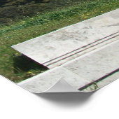 オリンピアのゼウス門の女神アテナの神殿 ポスター (角)