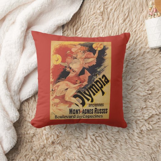 オリンピアのナイトクラブの女の子の衝突のシンバル クッション (ブランケット)