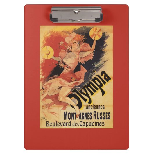 オリンピアのナイトクラブの女の子の衝突のシンバル クリップボード (正面)