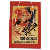 オリンピアのナイトクラブの女の子の衝突のシンバル ミディアムペーパーバッグ (裏面)