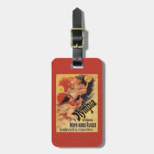 オリンピアのナイトクラブの女の子の衝突のシンバル ラゲッジタグ (正面縦)