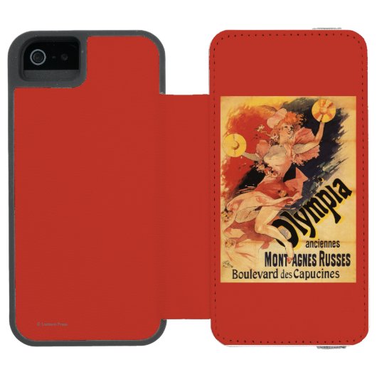 オリンピアのナイトクラブの女の子の衝突のシンバル INCIPIO iPhoneウォレットケース (フォリオオープン)