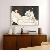 オリンピアエドアードマクラシックネフランスのン絵を描ト ポスター