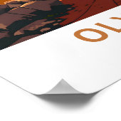 オリンピアギリシャ旅行プリント ポスター (角)