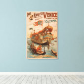 オリンピアゴンドラで海の花嫁ヴェネツィア キャンバスプリント (インサイチュ (ウッドフロア))