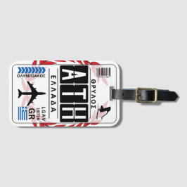 オリンピアソスギリシャ手荷物タグ ラゲッジタグ