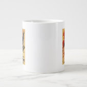 オリンピアナイトクラブガールがシンバルを破る ジャンボコーヒーマグカップ (正面)