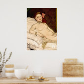 オリンピアバイエドアードマネ ポスター (キッチン)