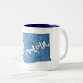 オリンピアワシントンウッドグレイン ツートーンマグカップ (正面右)