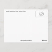 オリンピアンゼウス・ギリシャ ポストカード (裏面)