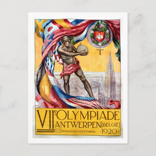 オリンピアードアントワーペン ポストカード (正面)