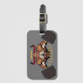 「オリンピア努力」荷物/バッグラベル ラゲッジタグ (正面縦)