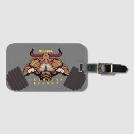 「オリンピア努力」荷物/バッグラベル ラゲッジタグ