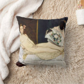 オリンピア、エドアードマネ， 1863 クッション (ブランケット)