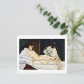 オリンピア、エドアードマネ， 1863 ポストカード (スタンド正面)