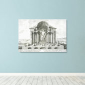 オリンピア・ゼウスの像、金ゴールドAのフィリアス作 キャンバスプリント (インサイチュ (ウッドフロア))