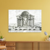 オリンピア・ゼウスの像、金ゴールドAのフィリアス作 キャンバスプリント (インサイチュ (リビング))