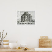 オリンピア・ゼウスの像、金ゴールドAのフィリアス作 ポスター (キッチン)