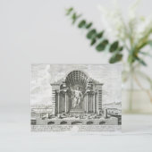 オリンピア・ゼウスの像、金ゴールドAのフィリアス作 ポストカード (スタンド正面)