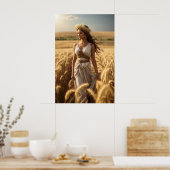 オリンピア：デメテル、収穫の女神 ポスター (キッチン)