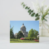オリンピア，ワシントン州キャピトル旅行写真 ポストカード (スタンド正面)