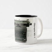 オリンピアSG-1のタイプライター ツートーンマグカップ (正面右)