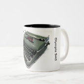 オリンピアSM3のタイプライター ツートーンマグカップ (正面右)