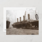 オリンピックとタイタニック ポストカード (正面/裏面)