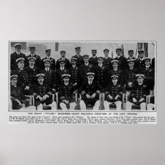 オリンピックに参戦したタイタニック技術者 ポスター (正面)