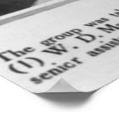 オリンピックに参戦したタイタニック技術者 ポスター (角)