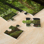 オリンピックの熱帯雨林の写真 ジグソーパズル (側面)