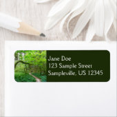 オリンピックナショナルパークの古代のグローブトレイル ラベル (インサイチュ)