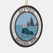 オリンピックナショナルパークシーオッターサークル セラミックオーナメント (右)