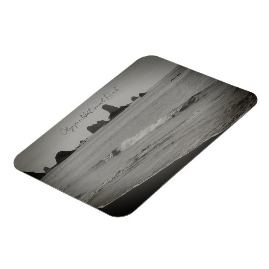 オリンピックナショナルパークシースケープフォトマグン マグネット (左側)