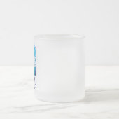 オリンピックナショナルパークスキーバッジ フロストグラスマグカップ (中央)