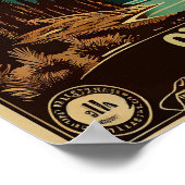 オリンピックナショナルパークスクエアヴィンテージ ポスター (角)