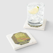 オリンピックナショナルパークホアレインフォレストワシントン ストーンコースター (横)