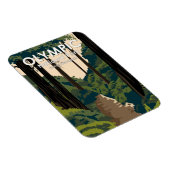 オリンピックナショナルパークホーレインフォレストヴィンテージ マグネット (右側)