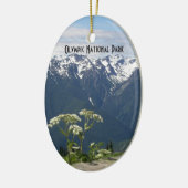 オリンピックナショナルパークランドスケープホリデー セラミックオーナメント (左)