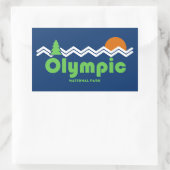 オリンピックナショナルパークレトロ 長方形シール (バッグ)