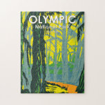 オリンピックナショナルパークワシントンホレインフォレスト ジグソーパズル<br><div class="desc">オリンピックベクトルアートワークデザイン。この公園は、オリンピッ違うク山脈の劇的なピークから古い成長の森まで、いくつかの生態系に広がっている。</div>