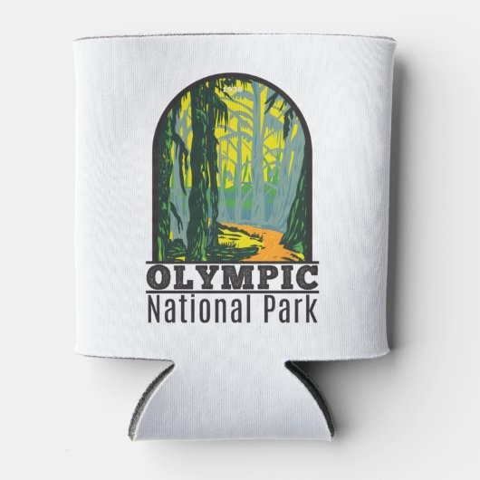 オリンピックナショナルパークワシントンホレインフォレスト 缶クーラー (正面)