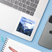 オリンピックナショナルパークワシントンマウンテンズヴィンテージ シール (ノートパソコンとiPhone)