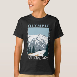 オリンピックナショナルパークワシントン動揺して Tシャツ
